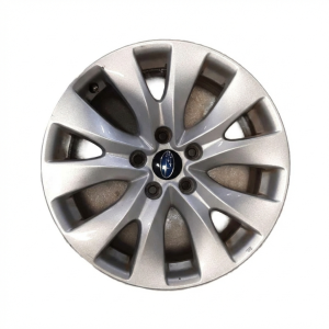 2015-2017 Subaru Legacy Silver 17x7.5 5-Split Spoke Silver Painted Alloy Wheel (Remanufactured OEM)