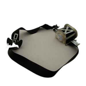 2014-2018 Jeep Grand Cherokee Tan Seat Belt Assembly with Pretensioner - Front, Right (Passenger) (Used OEM)