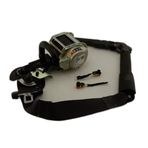 2015-2016 GMC Yukon XL Black Seat Belt Assembly with Retractor and Pretensioner - Front, Left (Driver) (Used OEM)
