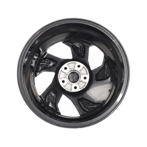 2024-2025 Hyundai Elantra Black 17x7 5-Spoke Machined Charcoal Alloy Wheel (New OEM)