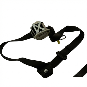 2011-2018 Jeep Wrangler Black Seat Belt Assembly - Front, Right (Passenger) (Used OEM)