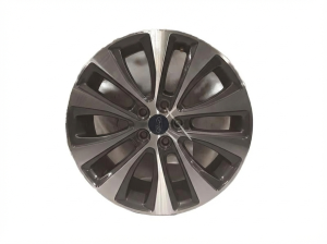2019-2020 Ford Fusion Black Machined Charcoal Alloy Wheel (Remanufactured OEM)