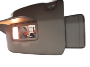 2017-2018 Subaru Forester Gray Sun Visor with Sunroof and EyeSight - Left (Driver) (Used OEM)
