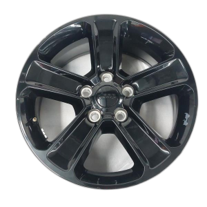 2019-2023 Jeep Wrangler Black 18x7.5 5-Spoke Gloss Black Painted Alloy Wheel (Remanufactured OEM)