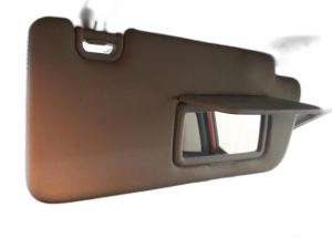 2013-2014 Subaru XV Crosstrek Gray Sun Visor without Illuminated Vanity Mirror - Right (Passenger) (Used OEM)