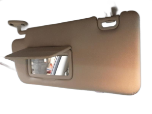 2013-2014 Subaru XV Crosstrek Gray Sun Visor without Illuminated Vanity Mirror - Left (Driver) (Used OEM)