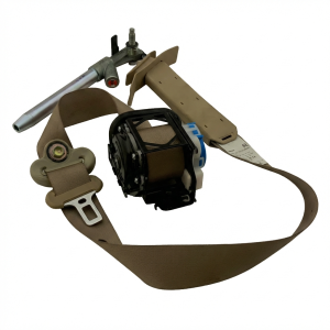 2014-2018 Nissan Rogue Tan Seat Belt Retractor Assembly - Front, Right (Passenger) (Used OEM)
