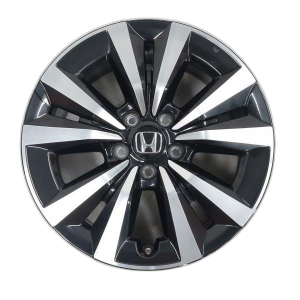 2022-2024 Honda Civic Black 17x7 Machined Black Alloy Wheel (New OEM)