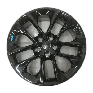 2020-2025 Jeep Wrangler Black 20x8 5 V-Spoke Painted Alloy Wheel (Remanufactured OEM)