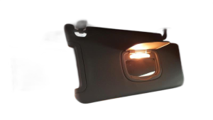 2015-2023 Jeep Renegade Gray Sun Visor with Sunroof and Illuminated Vanity Mirror - Right (Passenger) (Used OEM)