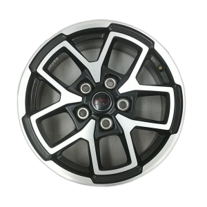 2024-2026 Jeep Wrangler Black 17x7.5 Machined Black Alloy Wheel (New OEM)