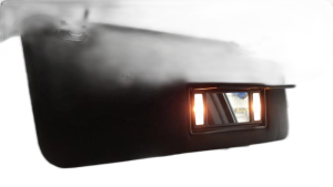 2013-2014 Ram 1500 Gray Illuminated Sun Visor - Right (Passenger) (Used OEM)