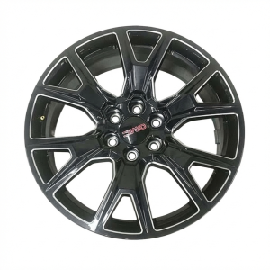 2024-2025 GMC Yukon XL Black 22-inch 6 Y-Spoke Black Painted Alloy Wheel (Remanufactured OEM)
