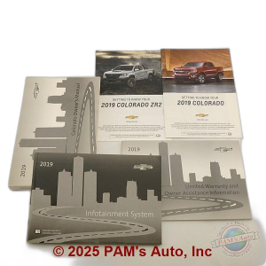 2019 GMC Canyon Owners Manual Without Storage Cover (Used OEM)