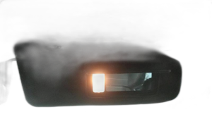 2023-2025 Honda CR-V Gray Sun Visor with Vanity Light - Right (Passenger) (Used OEM)