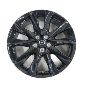 2021-2025 Mazda CX-5 Black 19-Inch V-Spoke Gloss Black Alloy Wheel (Remanufactured OEM)