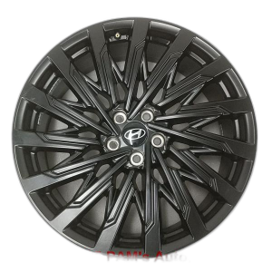 2024-2025 Hyundai Santa Fe Black 21x8.5 15-Spoke Painted Alloy Wheel (Remanufactured OEM)