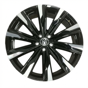 2023-2025 Toyota Crown Black 21x7.5 10-Spoke Machined Black Alloy Wheel (Remanufactured OEM)