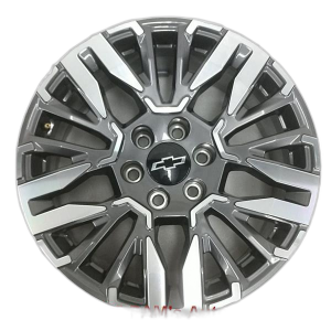 2025 Chevrolet Suburban Gray 20x9 V-Spoke Machined Charcoal Alloy Wheel (New OEM)