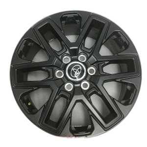 2023-2025 Toyota Sequoia Black 20x8 6-V-Spoke Matte Black TRD Sport Alloy Wheel (New OEM)