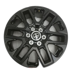 2023-2025 Toyota Sequoia Black 20x8 6-V-Spoke Matte Black TRD Sport Alloy Wheel (New OEM)