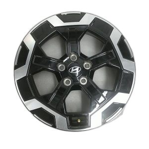 2024-2025 Hyundai Santa Fe Black Machined Black Alloy Wheel (New OEM)