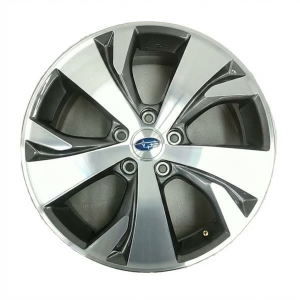2019-2025 Subaru Ascent Black Machined Charcoal Alloy Wheel (Remanufactured OEM)
