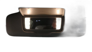2018-2024 GMC Terrain Gray Sun Visor - Left (Driver) (Used OEM)