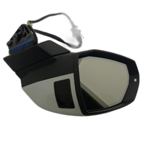 2017-2019 Audi Q7 White Power Heated Blind Spot Signal Door/Side View Mirror - Left (Driver) (Used OEM)