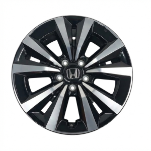 2022-2024 Honda Civic Black 17x7 Machined Black Alloy Wheel (Remanufactured OEM)