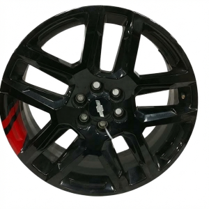 2020-2025 Chevrolet Blazer Black Alloy Wheel with Red Pockets (Remanufactured OEM)