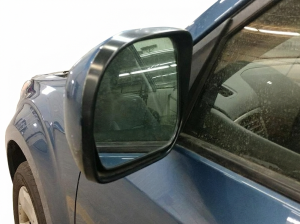 2009-2010 Subaru Forester Blue Power Heated Door/Side View Mirror - Left (Driver) (Used OEM)