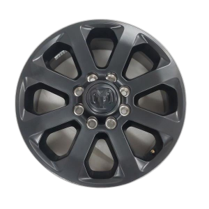 2019-2026 Ram 3500 Black 8-Spoke Matte Black Steel Wheel (New OEM)