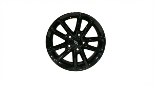 2019-2020 Dodge Grand Caravan Black 17x6.5 10-Spoke Painted Black Alloy Wheel (Remanufactured OEM)