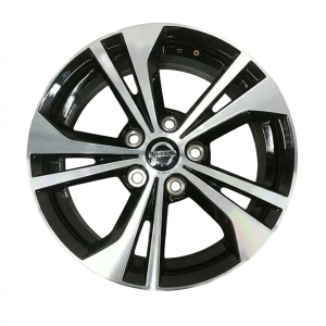 2020-2023 Nissan Sentra Black 16x6.5 5-Double Spoke Machined Black Alloy Wheel (Remanufactured OEM)