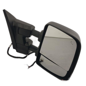 2017-2019 Nissan TITAN Black Power Heated Blind Spot Towing Door/Side View Mirror with Signal Lamp - Right (Passenger) (Used OEM)