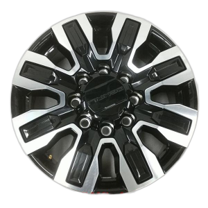 2024-2025 GMC Sierra 2500 HD Black 20x8.5 Black Machined Alloy Wheel with Inserts (New OEM)