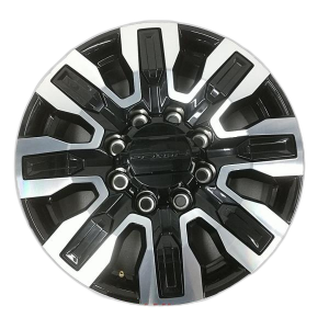 2024-2025 GMC Sierra 2500 HD Black 20x8.5 Black Machined Alloy Wheel with Inserts (New OEM)