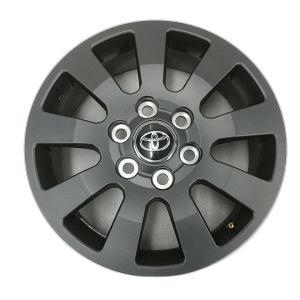 2024-2025 Toyota Land Cruiser Black 18x7.5 Painted Charcoal Alloy Wheel (New OEM)