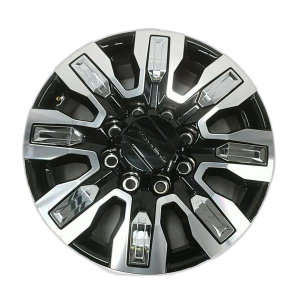 2024-2025 GMC Sierra 2500 HD Black 20x8.5 Black Machined Alloy Wheel with Inserts (New OEM)