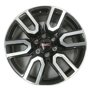 2021-2024 GMC Yukon XL Black 12-Spoke Machined Black Alloy Wheel (New OEM)
