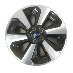 2017-2018 Subaru Forester Black Machined Charcoal Alloy Wheel (Remanufactured OEM)