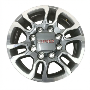 2015-2020 GMC Yukon XL Black 18x8 6-Spoke Machined Charcoal Forged Aluminum Alloy Wheel (Remanufactured OEM)