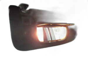 2020-2023 Lincoln Nautilus Black Illuminated Sun Visor - Right (Passenger) (Used OEM)