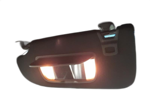 2020-2023 Lincoln Nautilus Black Sun Visor with Garage Door Opener - Left (Driver) (Used OEM)