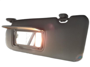 2020-2022 Honda CR-V Gray Sunroof Type Sun Visor with Illuminated Vanity Mirror - Left (Driver) (Used OEM)