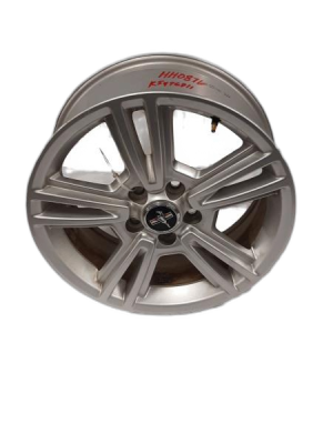 2010-2014 Ford Mustang Silver 17x7 5-Split-Spoke Sparkle Silver Alloy Wheel (Used OEM)