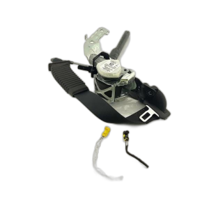 2018-2020 Ford F-150 Gray Seat Belt Assembly with Pre-tensioner - Front, Left (Driver) (Used OEM)