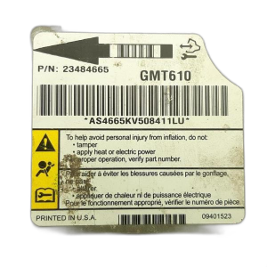 2009-2015 Chevrolet Express 3500 Airbag Control Module (Used OEM)