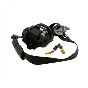 2021-2025 Hyundai Elantra Black Seat Belt Assembly with Pretensioner - Front, Left (Driver) (Used OEM)